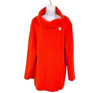 MAX STUDIO Red Wool Blend Sweater Sz 2X